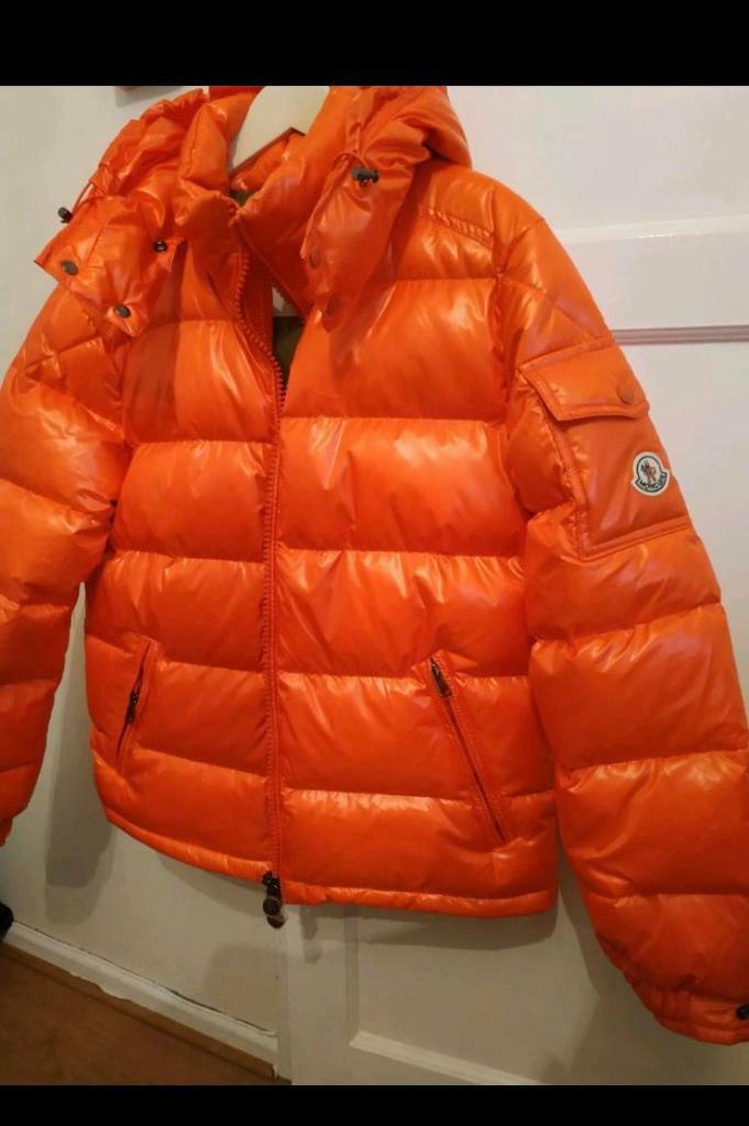 moncler maya jacket orange